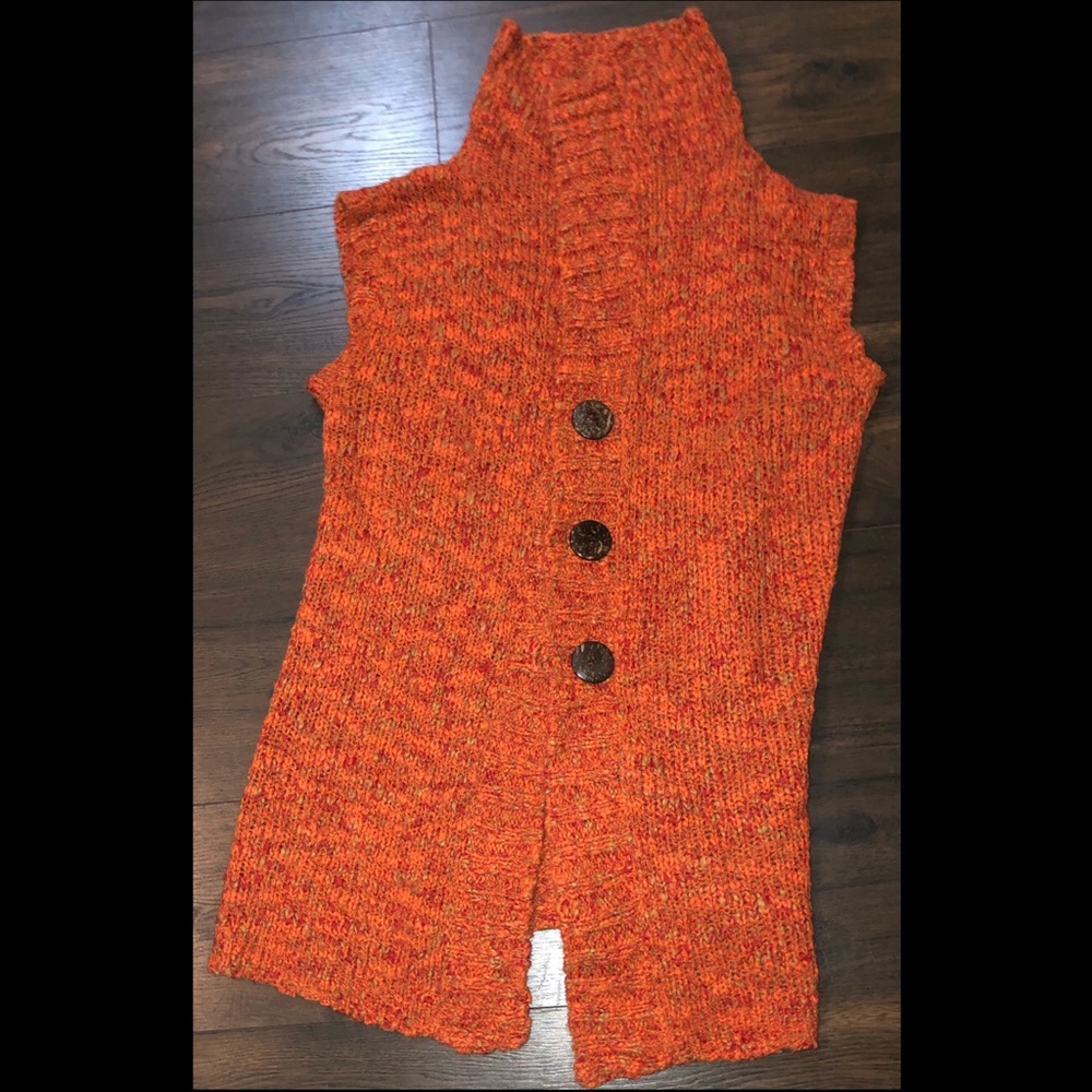 Burnt orange 🍊 Chico’s Vest • Sleevless vest • 3